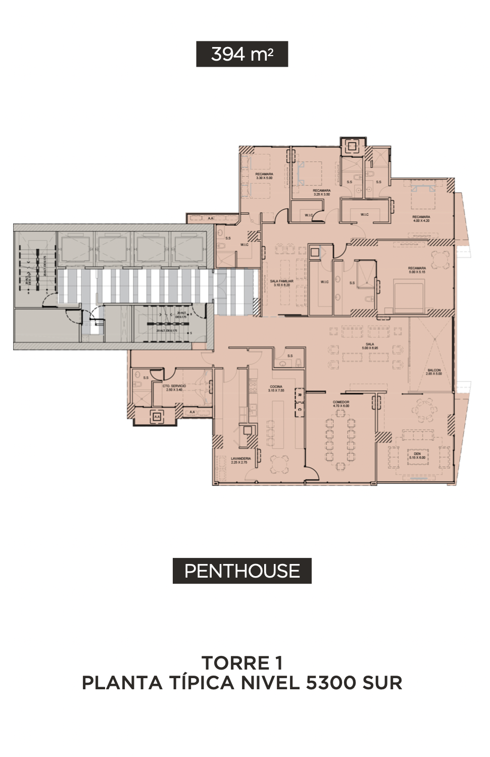 Planta Típica - Penthouse